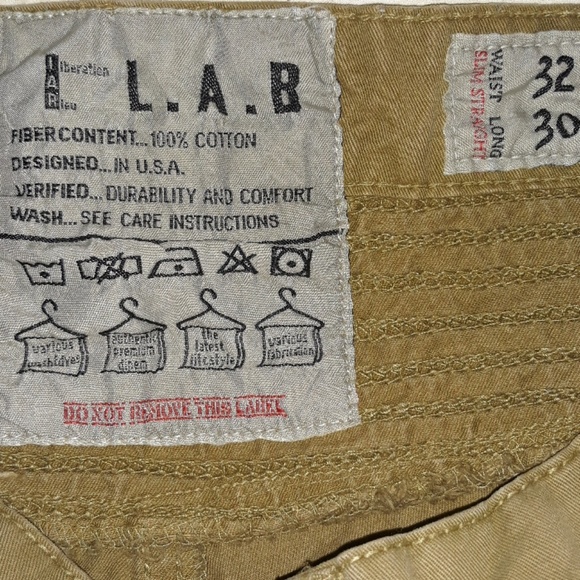 L.A.B. WAIST 32 LENGTH 30 MENS PANTS - Picture 3 of 8